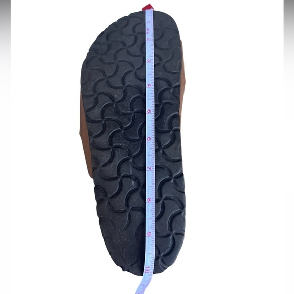 Birkenstock Birk Granada Brown Leather Strap BuckleCork Sandals, US Size 7.5 - Picture 4 of 8